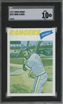 1977 Topps #237 Gene Clines 9 card progressive proof.